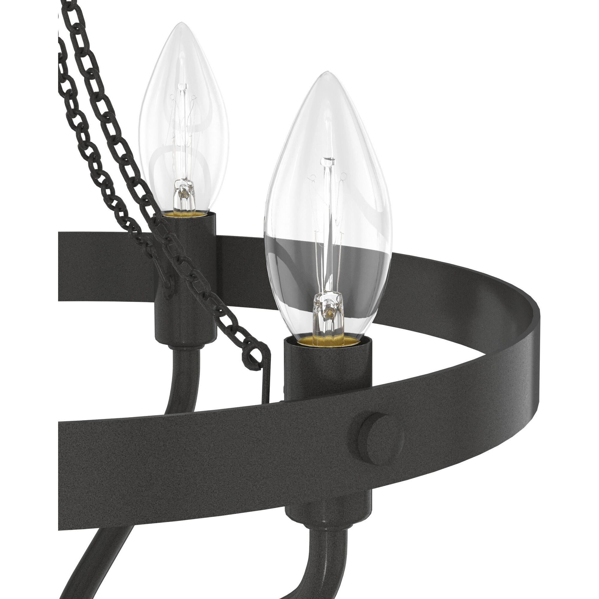 Merlin 12 inch Noble Bronze Chandelier Ceiling Light