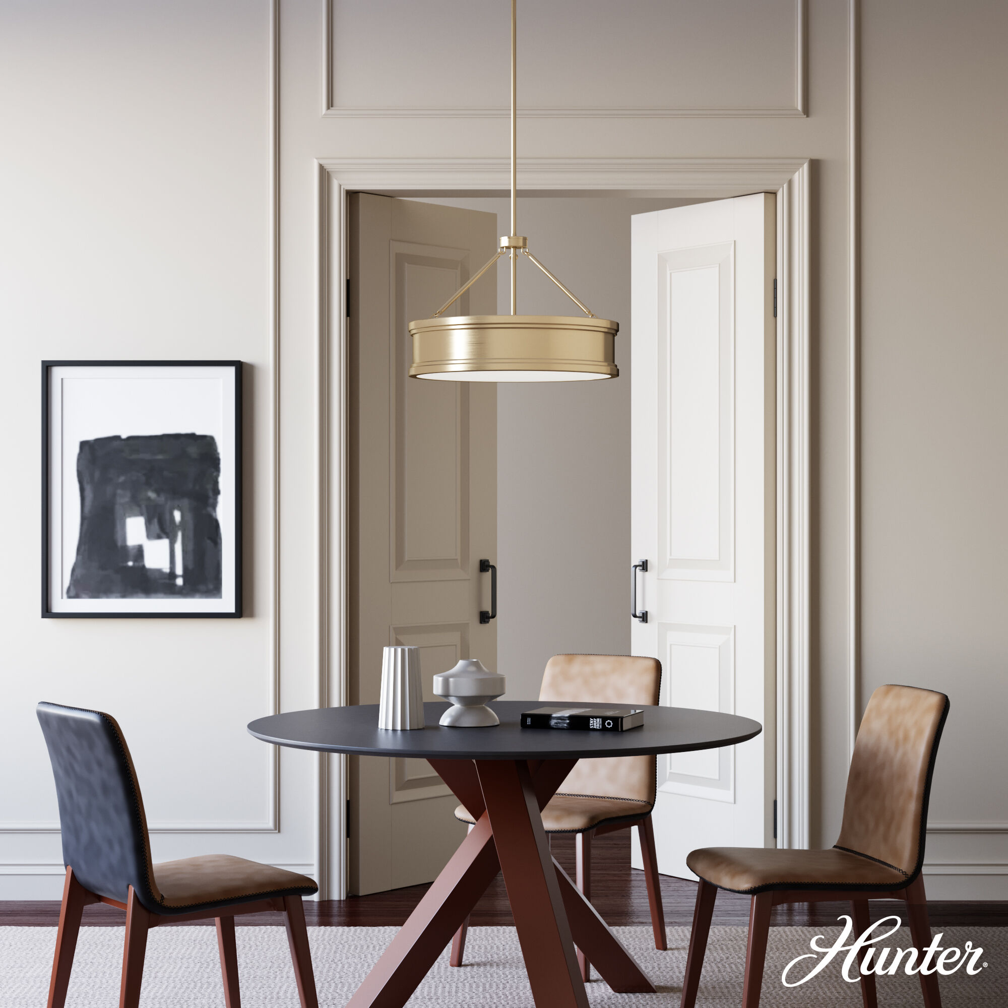 Capshaw 5 Light 21.25 inch Alturas Gold Pendant Ceiling Light