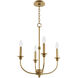 Southcrest 4 Light 18 inch Luxe Gold Chandelier Ceiling Light