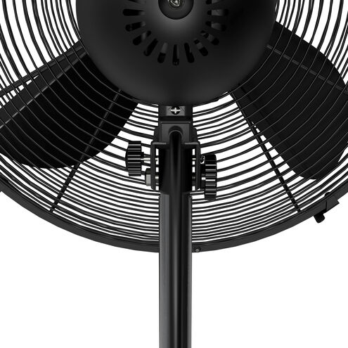 Classic S16 Matte Black Oscillating Standing Fan