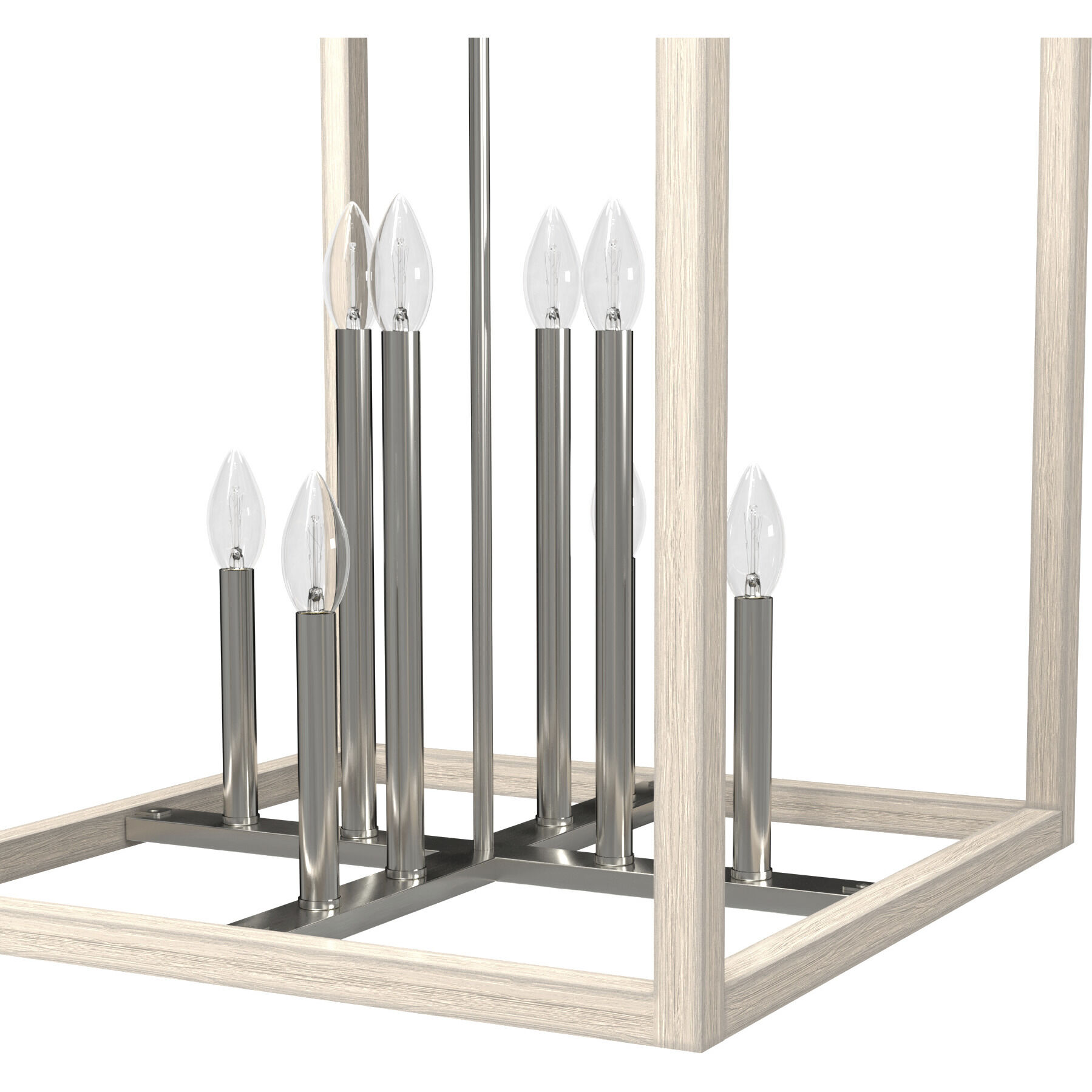 Squire Manor 4 Light 22 inch Brushed Nickel Pendant Ceiling Light