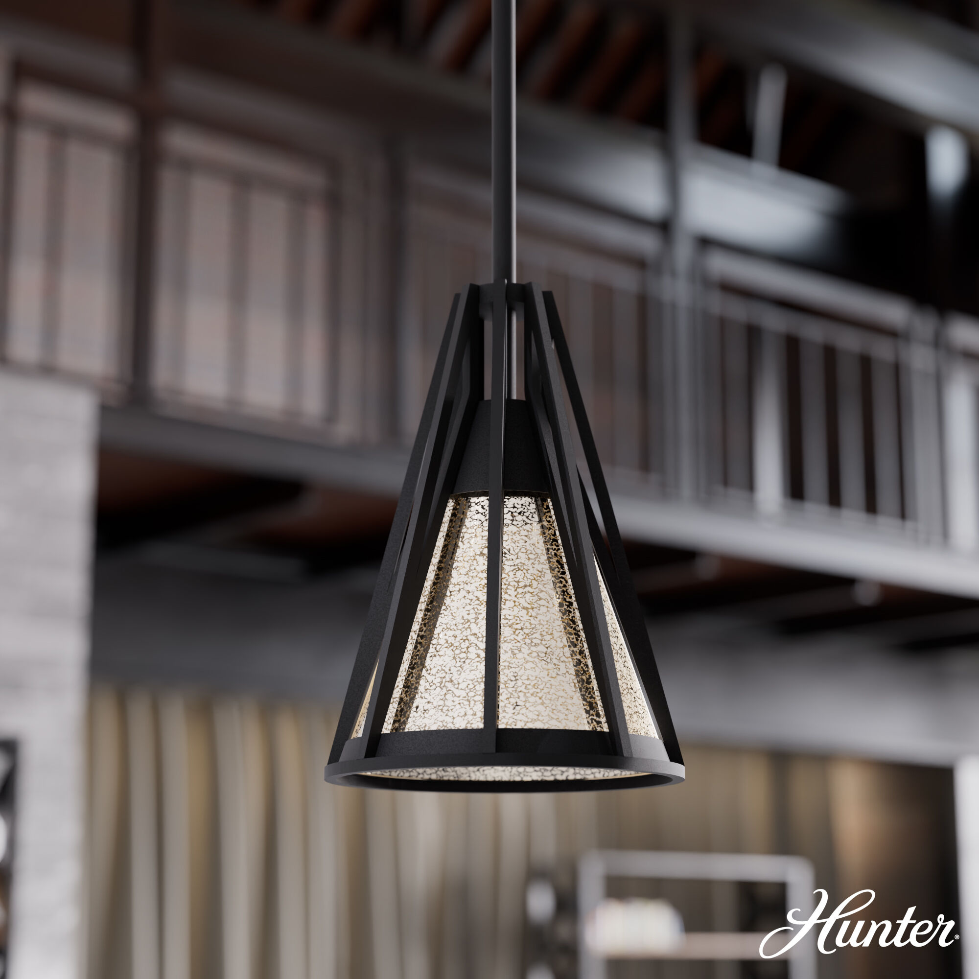 Rafner 1 Light 7 inch Natural Black Iron Mini Pendant Ceiling Light, Mini