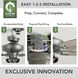 Crestfield 52 inch Matte Silver with Light Gray Oak/Warm Grey Oak Blades Ceiling Fan