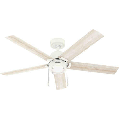 Erling 52 inch Matte White with Bleached Alder/Fresh White Blades Ceiling Fan