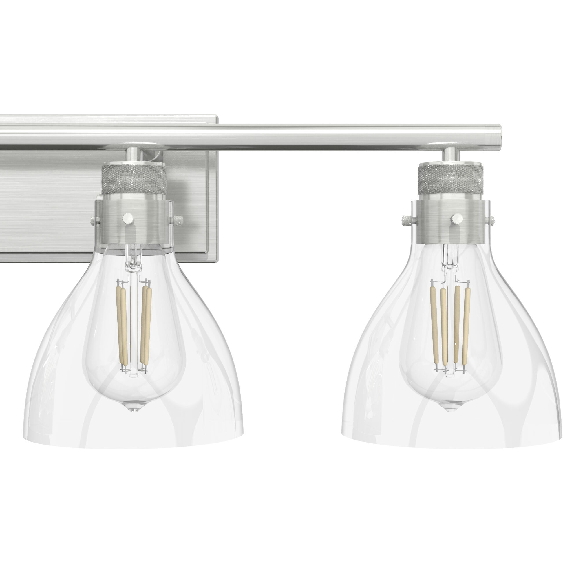 Van Nuys 4 Light 32 inch Brushed Nickel Vanity Light Wall Light