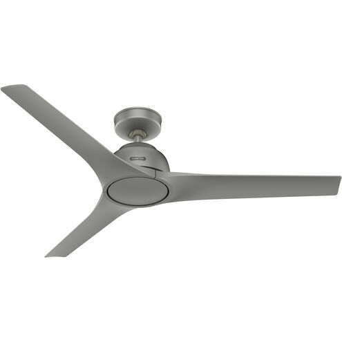 Gallegos 52 inch Matte Silver Outdoor Ceiling Fan