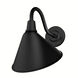 Cassius 1 Light 13.5 inch Matte Black Outdoor Wall Light, Medium