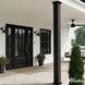 Cassius 1 Light 13.5 inch Matte Black Outdoor Wall Light, Medium