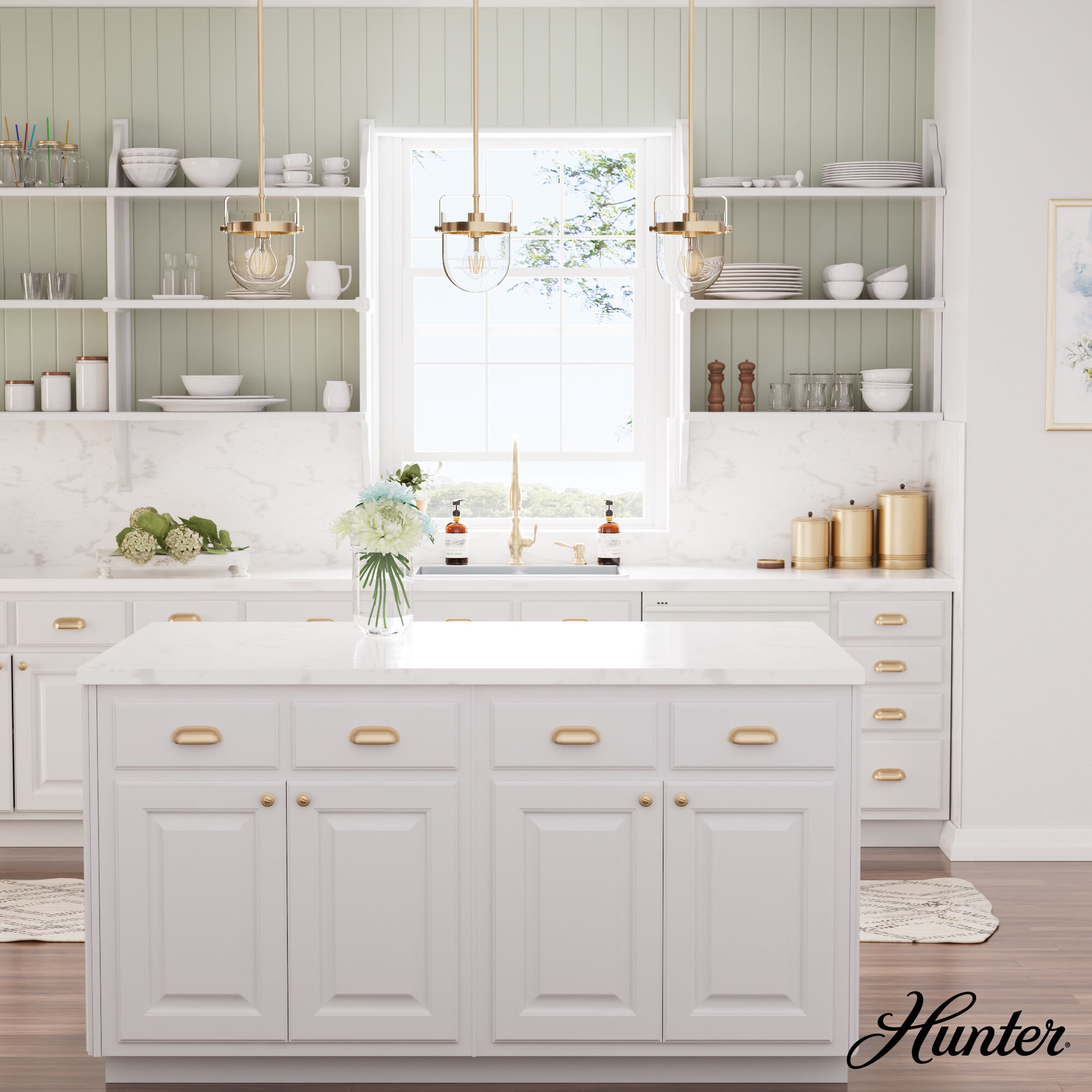 Karloff 1 Light 7.5 inch Alturas Gold Pendant Ceiling Light