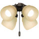 Fan Accessory 4 Light Premier Bronze Fan Light Kit