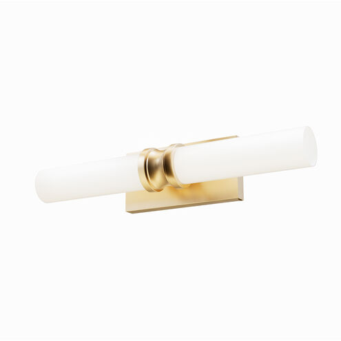 Lenlock 2 Light 22 inch Alturas Gold Vanity Light Wall Light