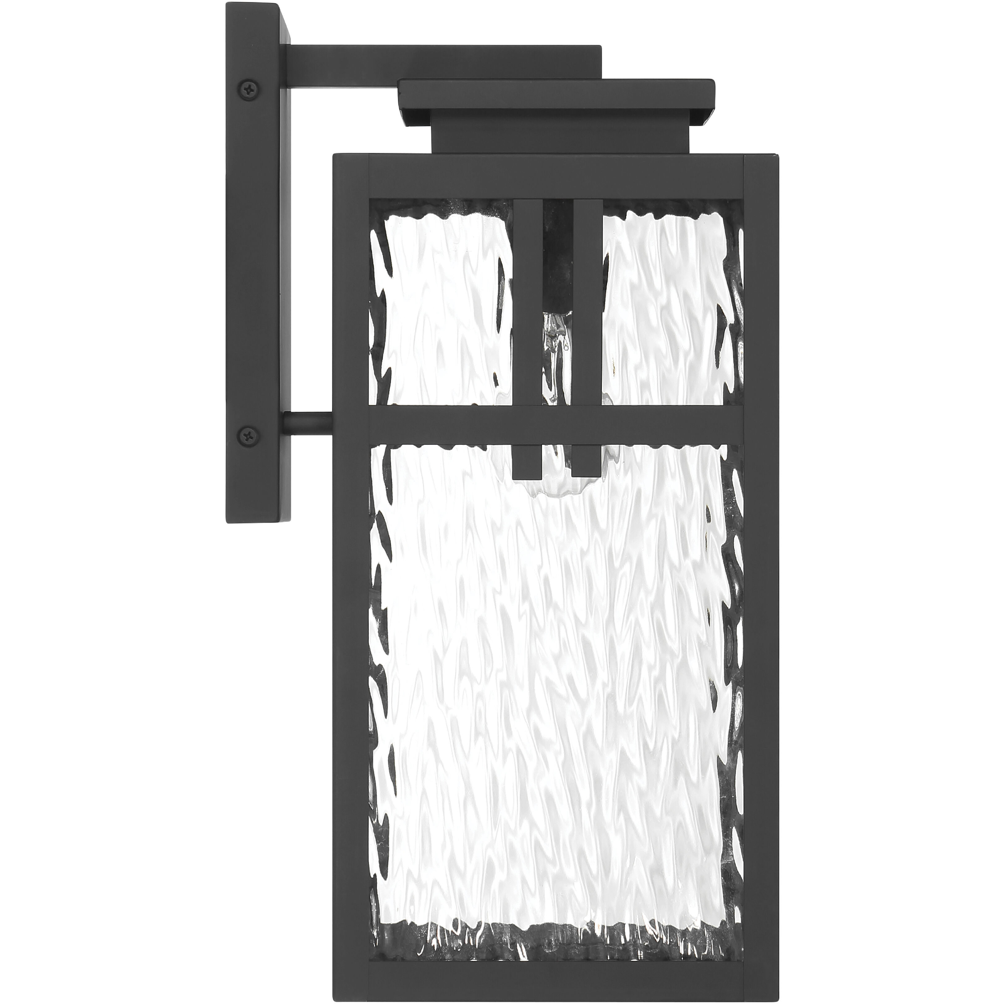 Aspenbrook 1 Light 17 inch Matte Black Outdoor Wall Light, Large