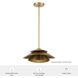 Hiro 1 Light 12.75 inch Alturas Gold Pendant Ceiling Light, Large