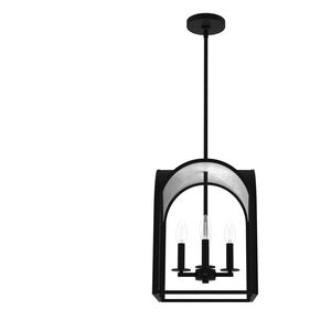 Dukestown 4 Light 12 inch Natural Iron Lantern Pendant Ceiling Light