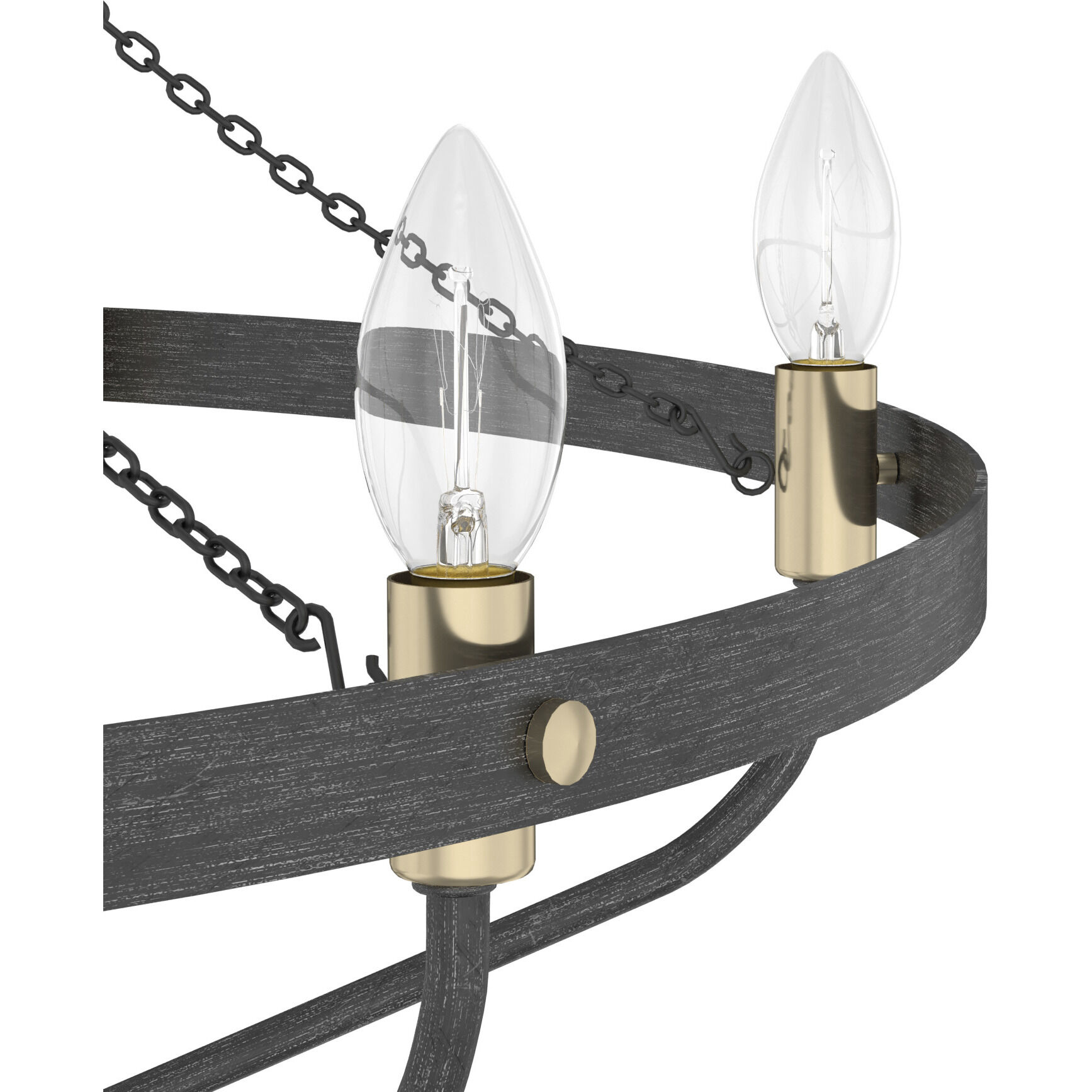 Merlin 7 Light 30 inch Rustic Iron Chandelier Ceiling Light