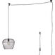 Redding 1 Light 12 inch Matte Black Swag Pendant Ceiling Light, Medium