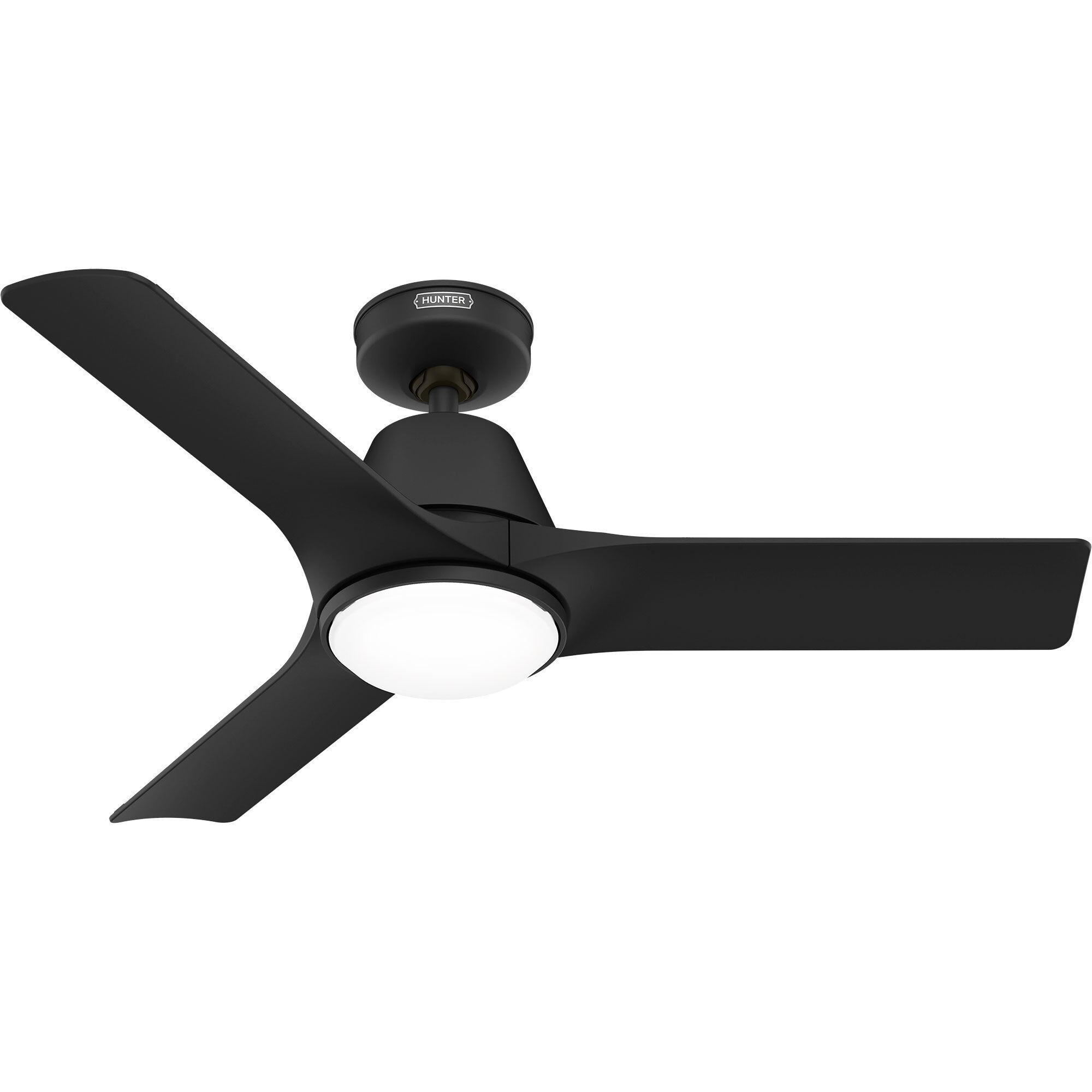 Aeronaut 44 inch Matte Black Outdoor Ceiling Fan