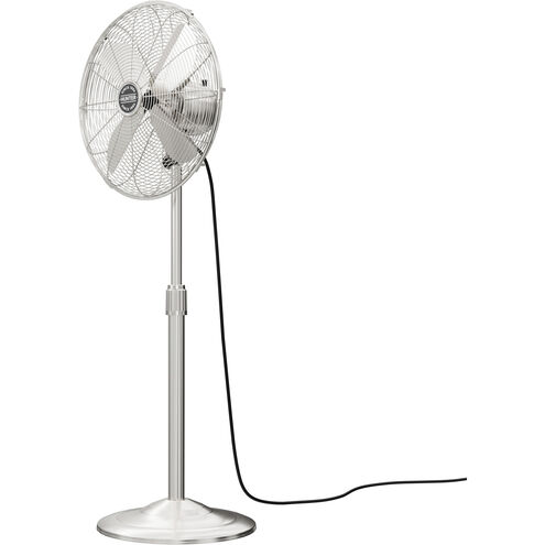 Classic S16 Brushed Nickel Oscillating Standing Fan