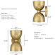 Erling Wall Sconce Wall Light, Medium