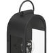 Kendra Bell 1 Light 15 inch Matte Black Outdoor Wall Light, Medium