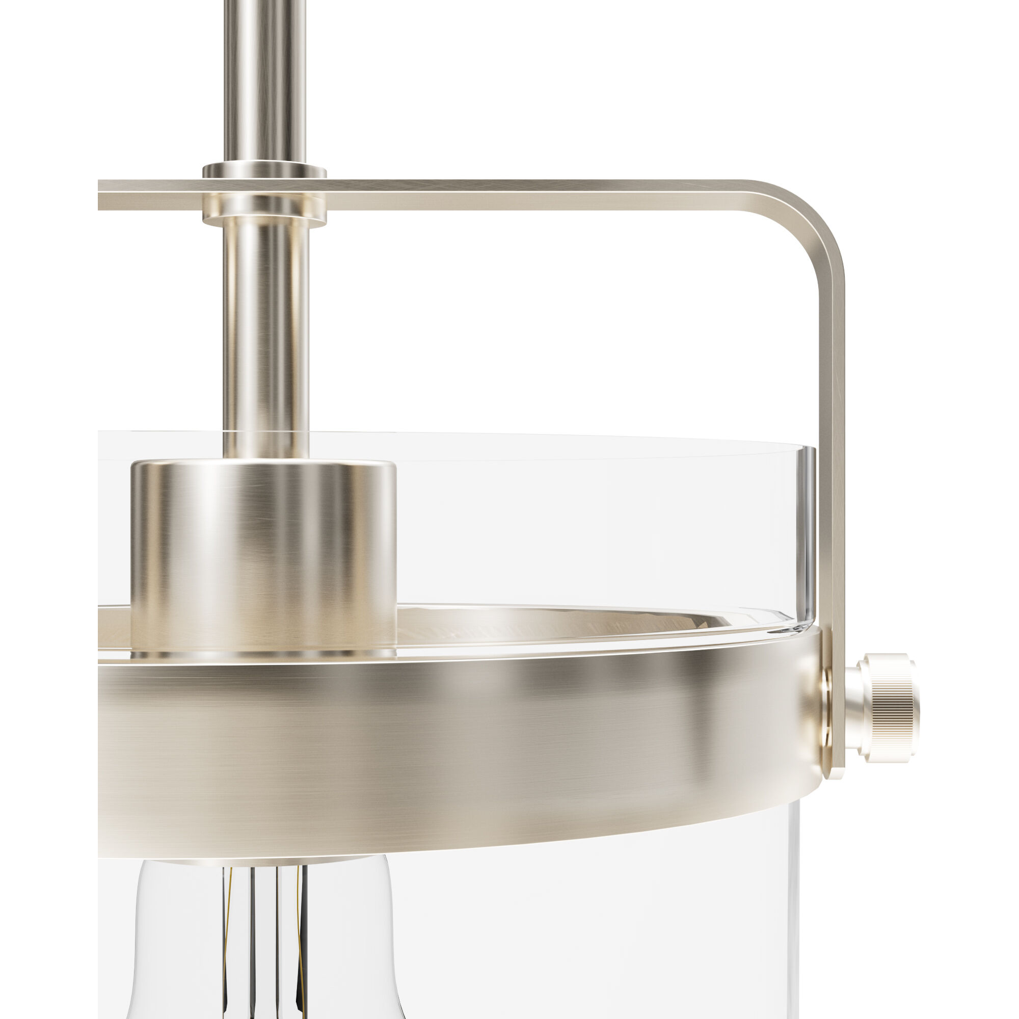 Karloff 1 Light 7.5 inch Brushed Nickel Pendant Ceiling Light