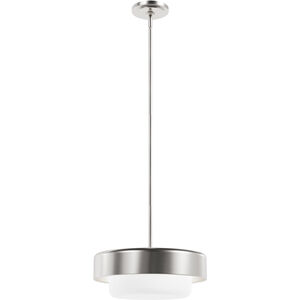 Station 2 Light 14 inch Brushed Nickel Pendant Ceiling Light, Small