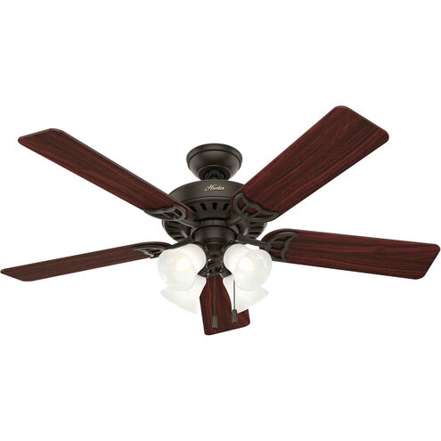 Studio Series 52 inch New Bronze with Cherry/Walnut Blades Ceiling Fan