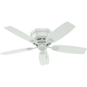 Sea Wind 48 inch White Outdoor Ceiling Fan, Low Profile