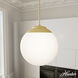 Hepburn 3 Light 16 inch Modern Brass Pendant Ceiling Light