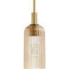Beverly Glen 1 Light 4.5 inch Luxe Gold Pendant Ceiling Light, Mini