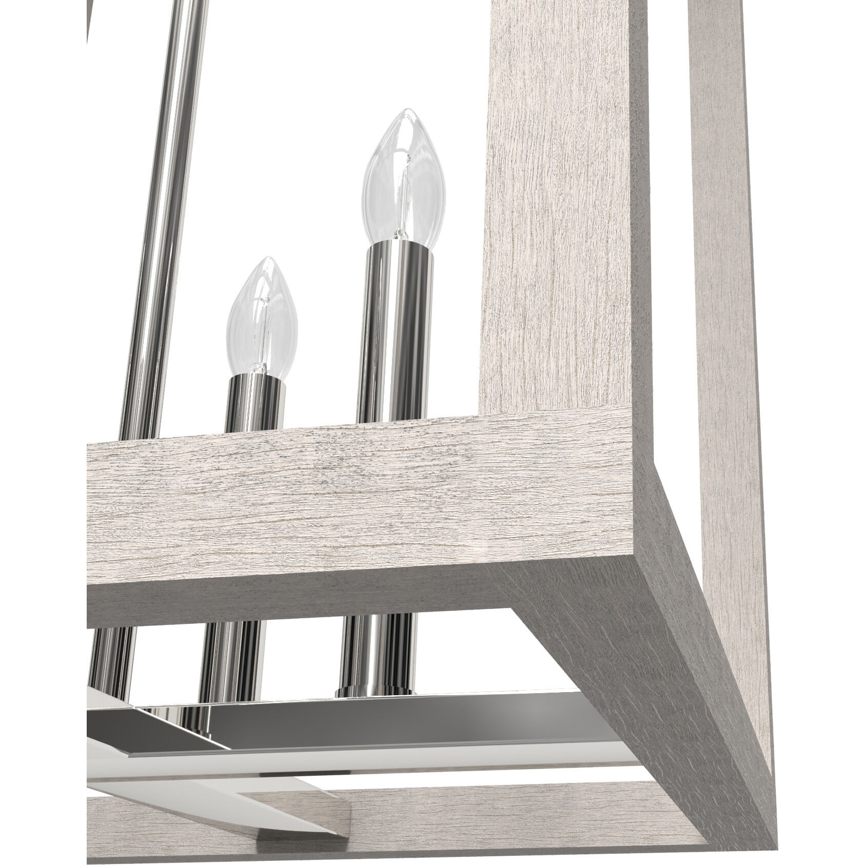 Squire Manor 4 Light 15 inch Distressed White Pendant Ceiling Light