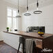 Van Nuys 1 Light 16 inch Matte Black Pendant Ceiling Light, Small