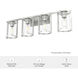 Astwood 4 Light 33.25 inch Brushed Nickel Vanity Light Wall Light