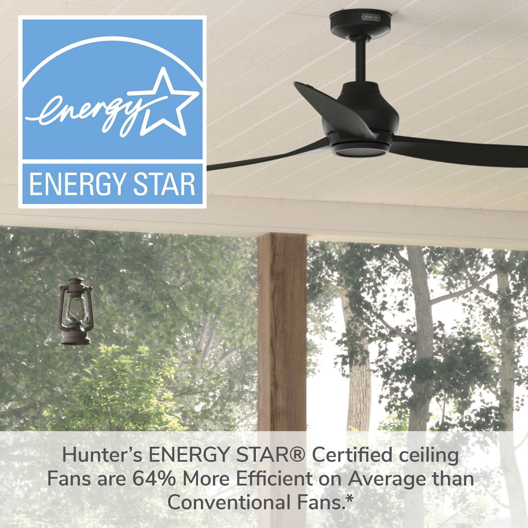 Mazzini 60 inch Matte Black Outdoor Ceiling Fan