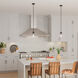Xidane 1 Light 12 inch Matte Black Pendant Ceiling Light