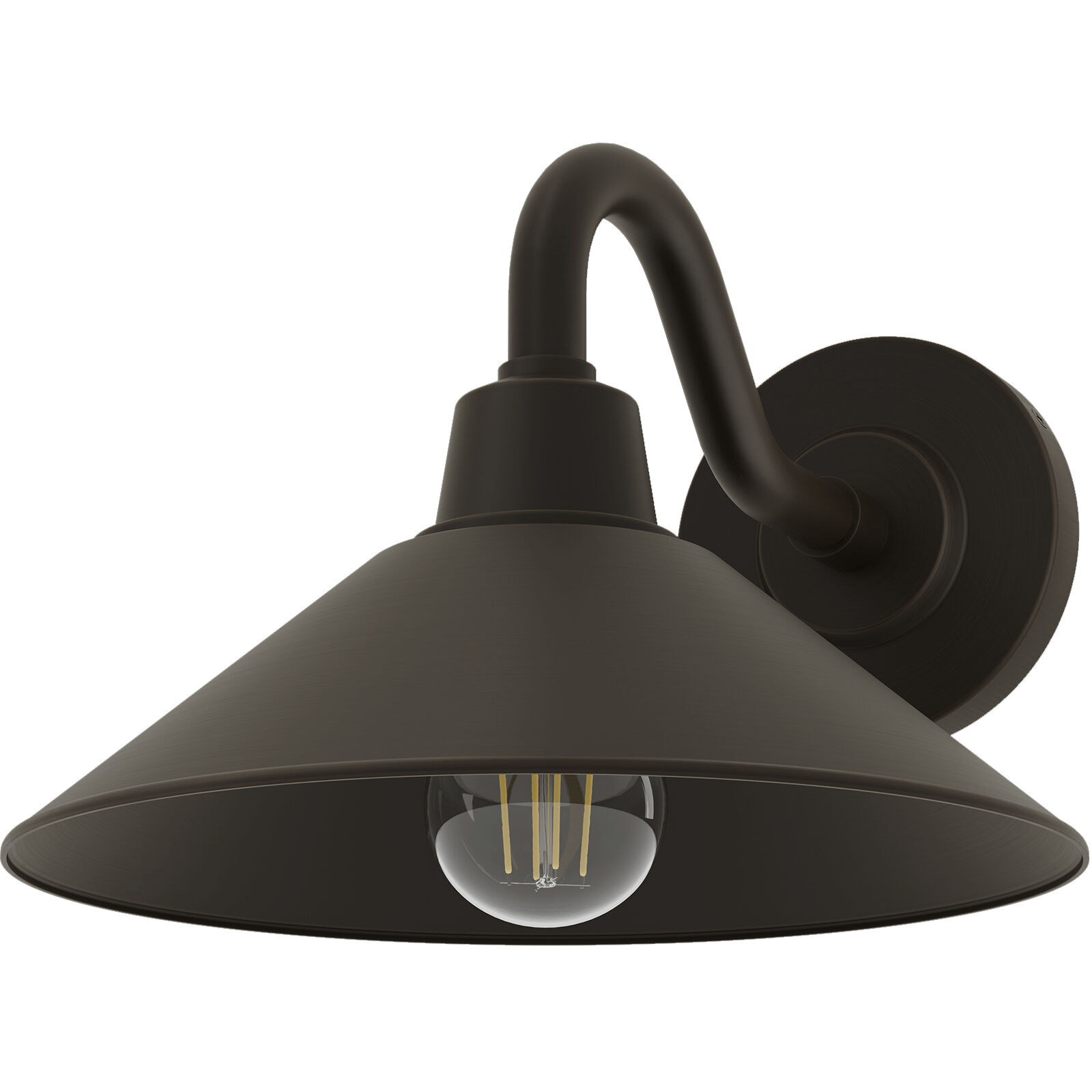 Skyflow 1 Light 8 inch Matte Bronze Outdoor Wall Light, Small