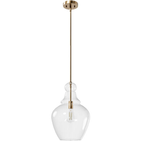 Maple Park 1 Light 12 inch Alturas Gold Pendant Ceiling Light