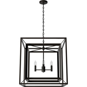 Doherty 4 Light 24 inch Onyx Bengal Chandelier Ceiling Light