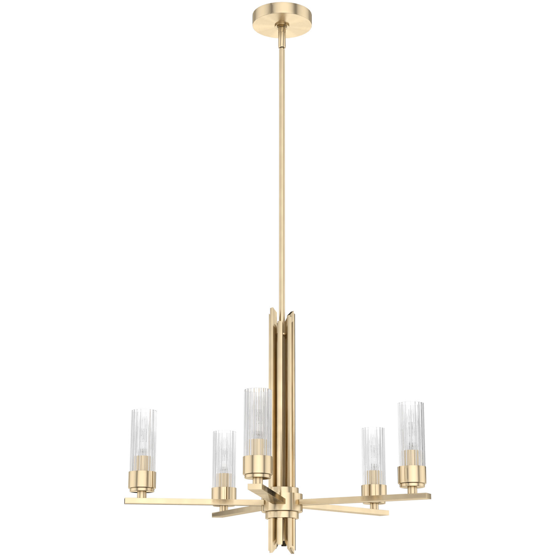 Gatz 5 Light 24 inch Alturas Gold Chandelier Ceiling Light