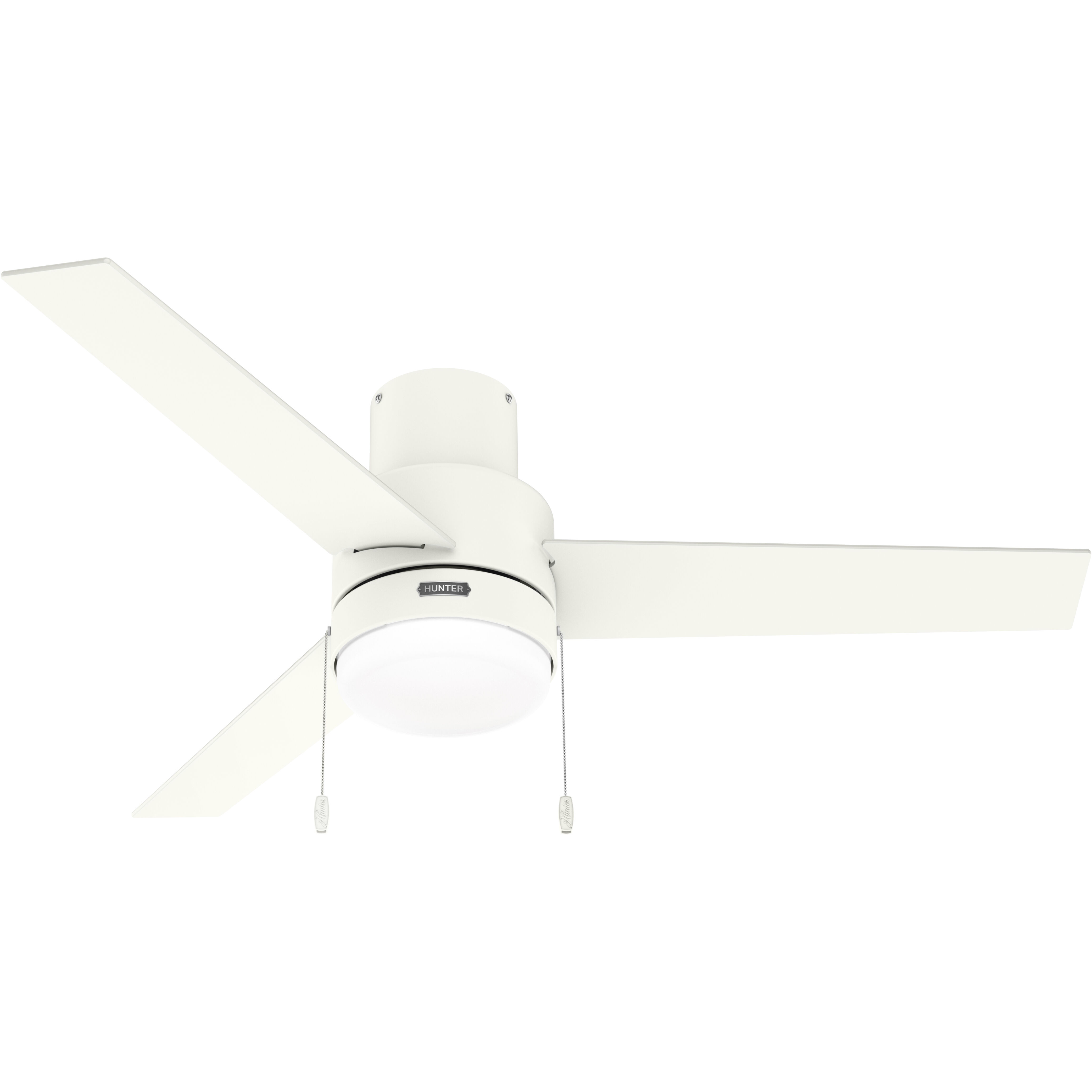 Brunner 52 inch Matte White with Light Oak/Fresh White Blades Ceiling Fan
