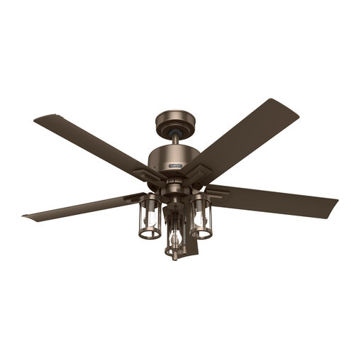 Lawndale 52 inch Satin Bronze Outdoor Ceiling Fan