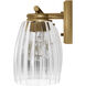 Rossmoor 3 Light 20.5 inch Luxe Gold Vanity Light Wall Light, Medium