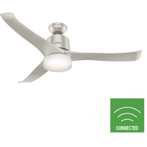Symphony 54 inch Matte Nickel Ceiling Fan