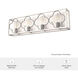 Gablecrest 4 Light 33 inch Distressed White and Painted Concrete Vanity Light Wall Light