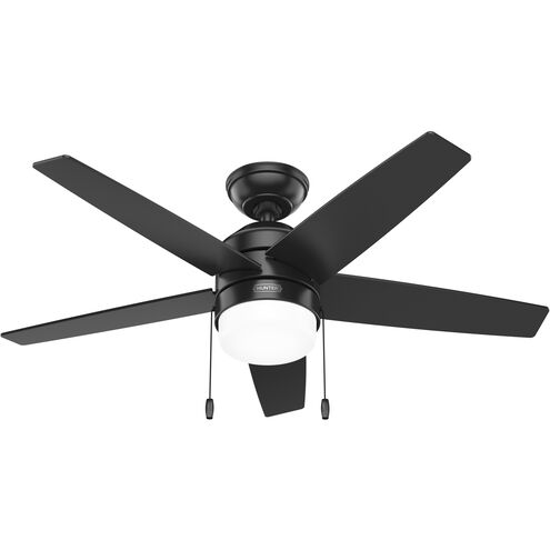 Bardot 44 inch Matte Black with Matte Black/Greyed Walnut Blades Ceiling Fan