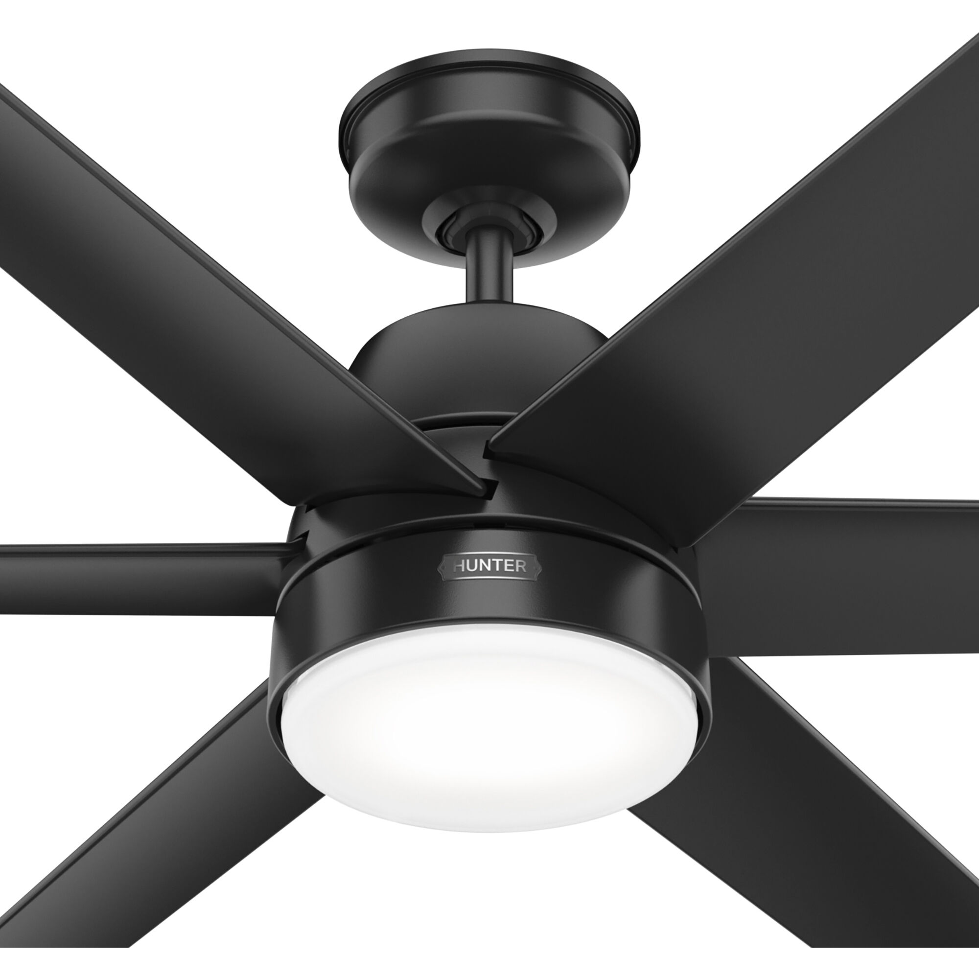 Skysail 60 inch Matte Black Outdoor Ceiling Fan