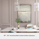 Gatz 1 Light 25 inch Brushed Nickel Pendant Ceiling Light