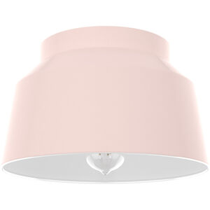 Cranbrook 1 Light 12 inch Blush Pink Flush Mount Ceiling Light