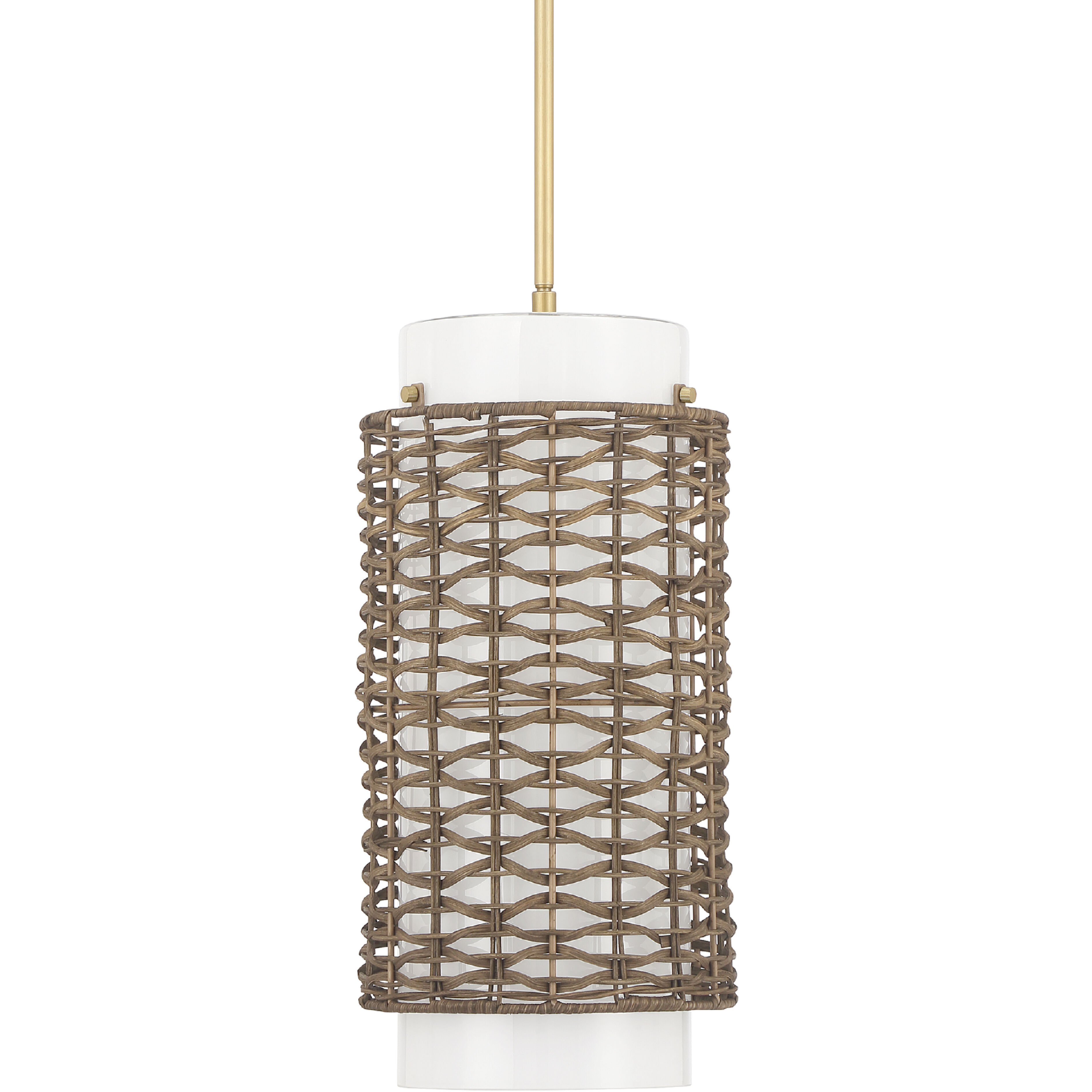 Laila 1 Light 9.25 inch Luxe Gold Pendant Ceiling Light, Medium