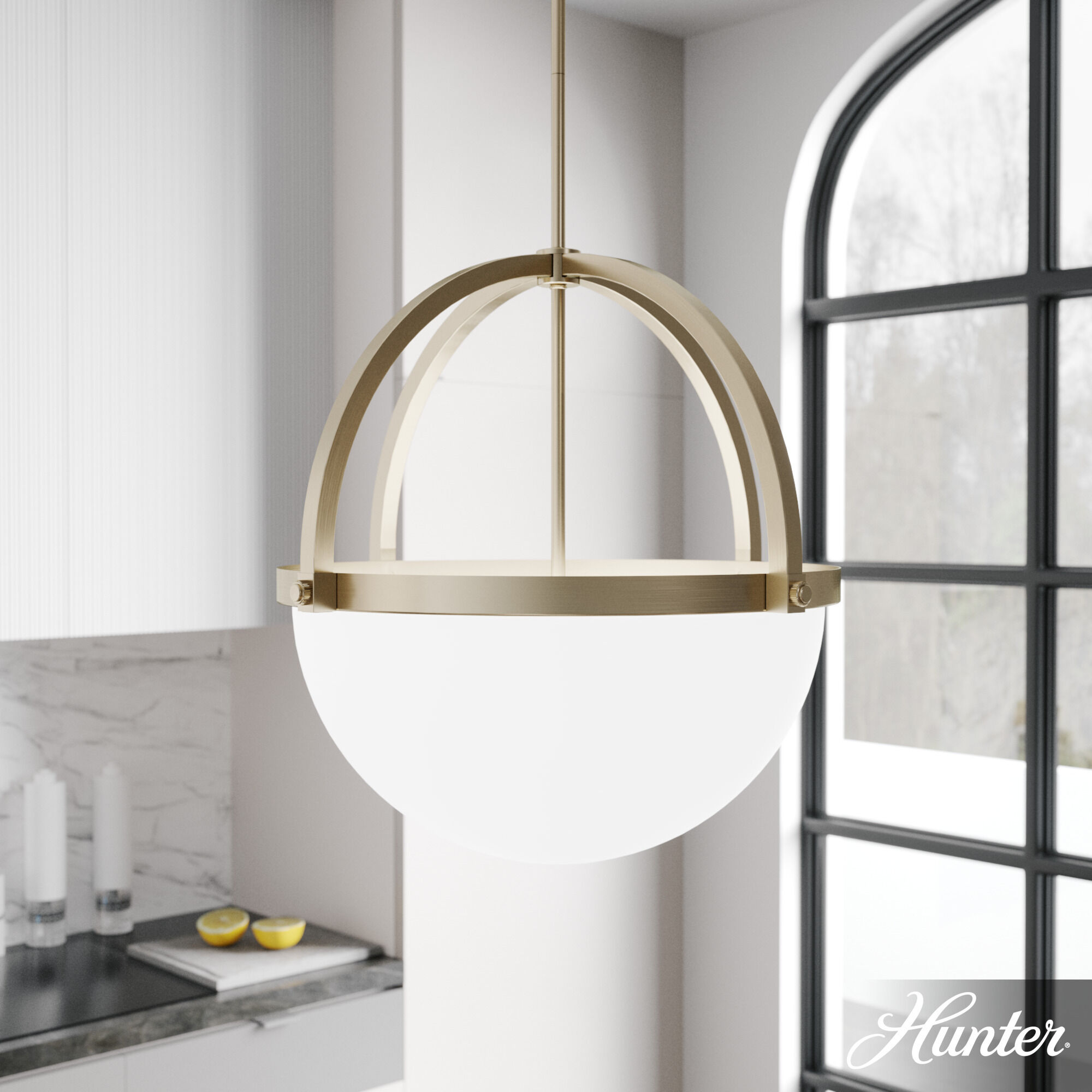 Wedgefield 4 Light 22 inch Alturas Gold Pendant Ceiling Light
